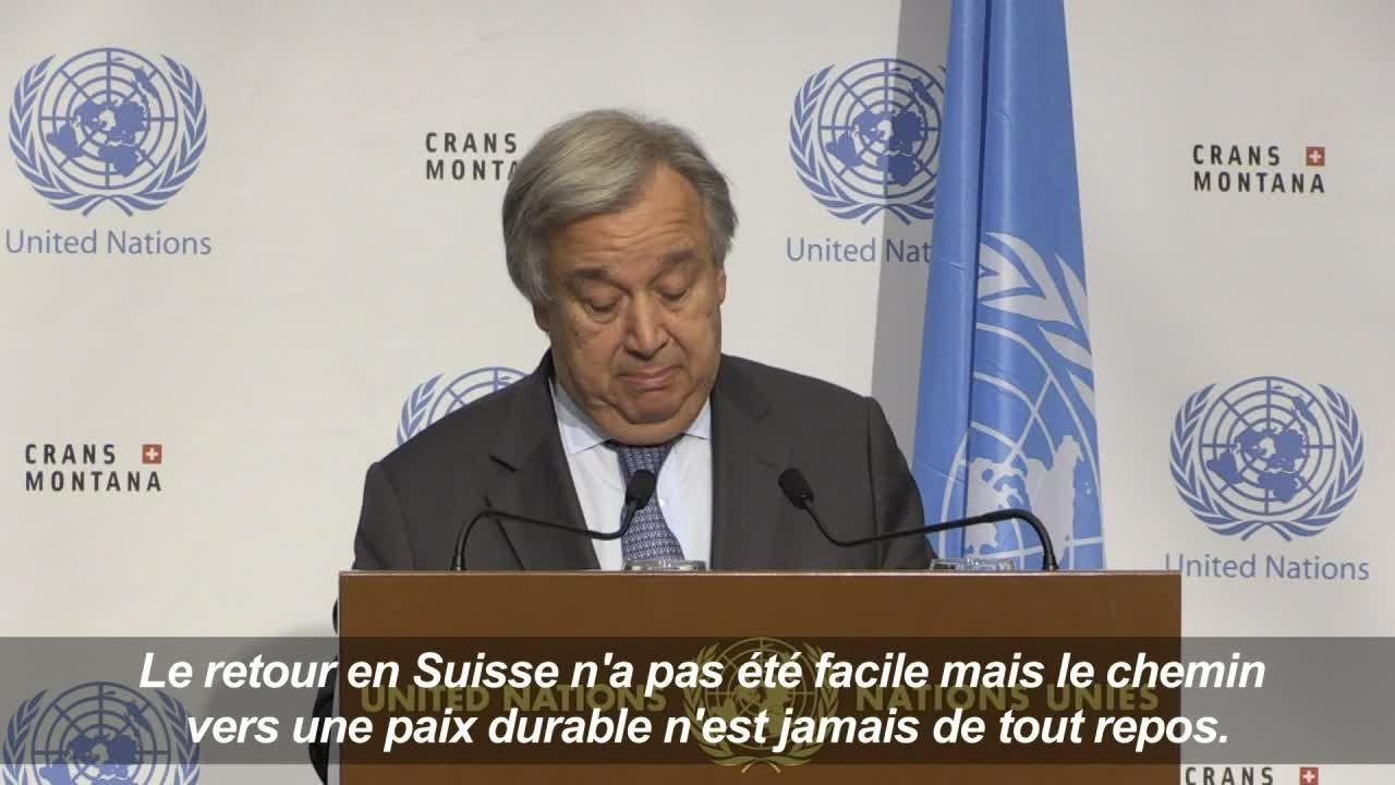 Chypre : le chef de l'ONU salue une "opportunité historique"
