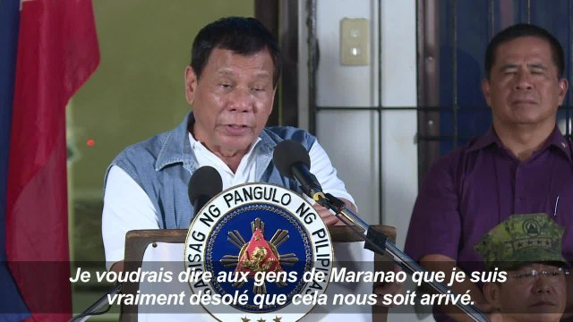 Philippines/loi martiale: je n'avais pas le choix (Duterte)
