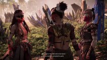 Horizon Forbidden West - Opening The Arena: Aloy Meets Kalla and Dukka Dialogue Tree Cutscene PS5