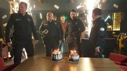 ‘Bıçaklı kavga var’ diye çağrılan polislere pasta sürprizi