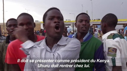 Kenya: fêtes dans la rue en soutien à Odinga