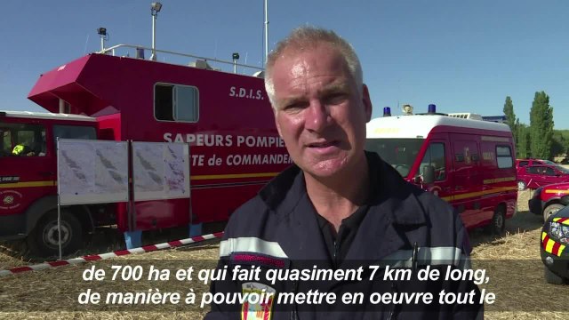 L'incendie de Saint-Cannat stabilisé après une nuit intense