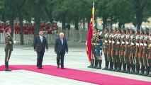 Le président chinois reçoit son homologue palestinien à Pékin