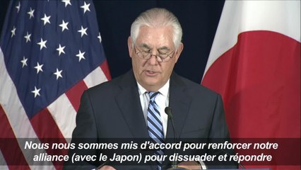 Washington avertit la Corée du Nord de "conséquences militaires"