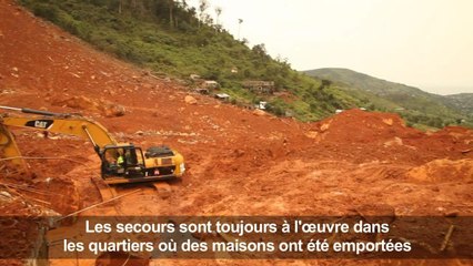 Les inondations en Sierra Leone font 312 morts (nouveau bilan)