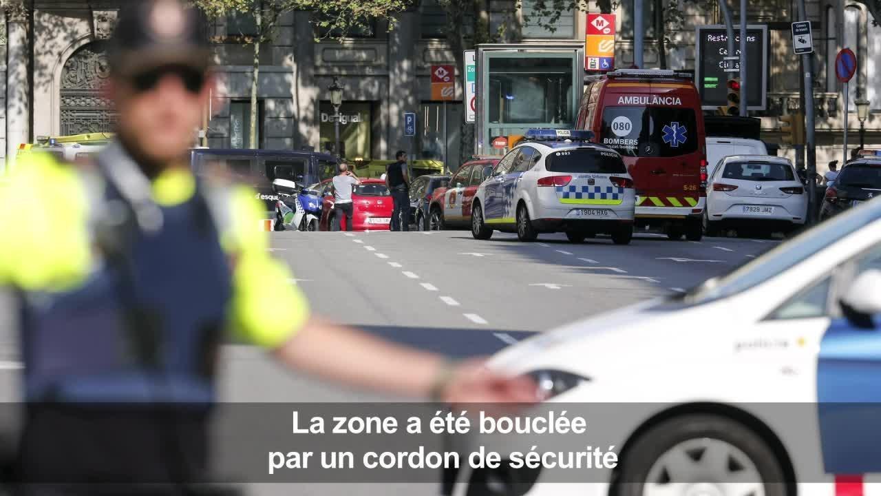 Barcelone: périmètre de sécurité autour de Las Ramblas