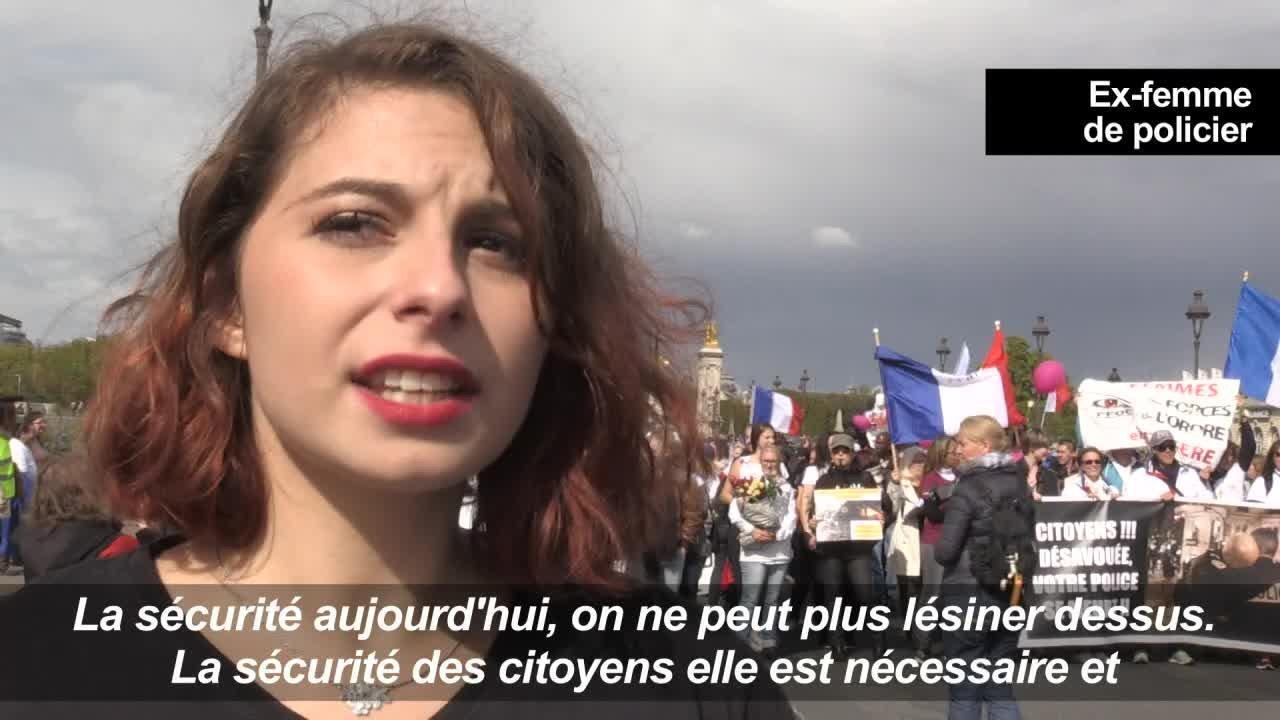 Manifestation en soutien aux forces de l'ordre à Paris