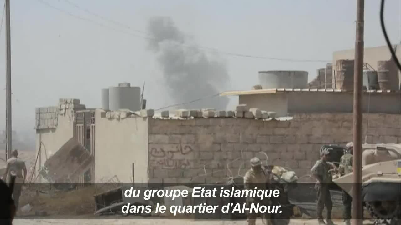 Les troupes avancent vers le centre d'un fief de l'EI en Irak
