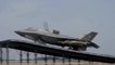 Le F-35 de Lockheed Martin décolle d’une rampe de lancement