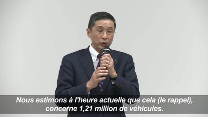 Nissan annonce le rappel de 1,21 million de véhicules au Japon
