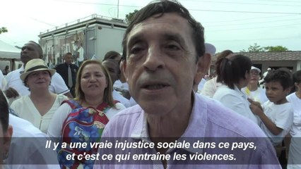 En Colombie, le pape appelle à lutter contre la pauvreté