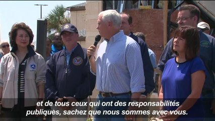 Tempête Harvey : Mike Pence en visite au Texas