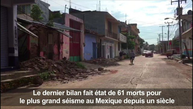 Mexique: peur et désolation à Juchitan après le séisme