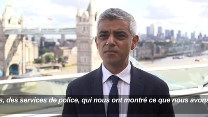 Les Londoniens devraient rester "calmes et vigilants" (maire)