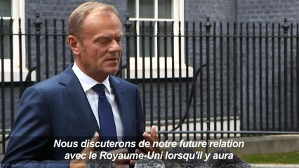 Brexit: "pas de progrès suffisants" dans les négociations (Tusk)