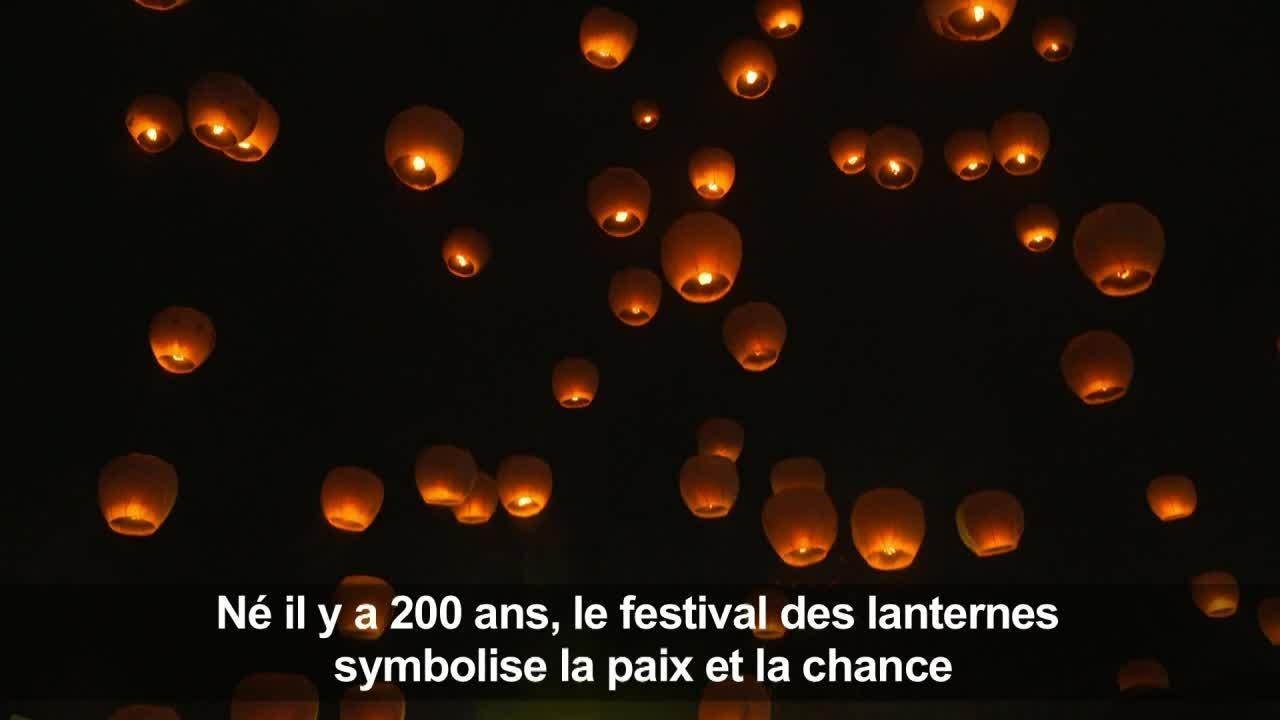 Taïwan: le festival des lanternes, un symbole de paix