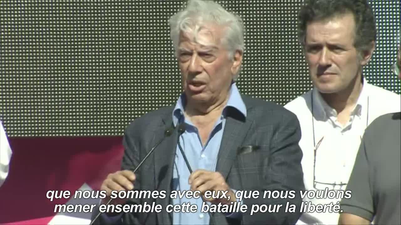 Barcelone: l'appel de Vargas Llosa