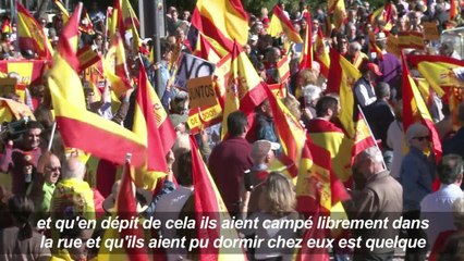 Espagne: des milliers de personnes réunies pour l'unité à Madrid