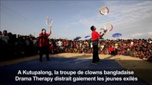 Des clowns apportent la thérapie du rire aux enfants rohingyas