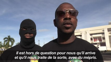 Visite de Macron en Guyane: manifestation à Cayenne