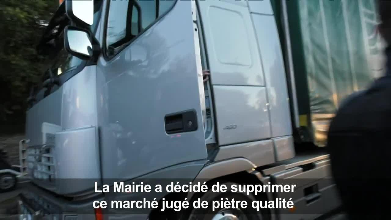 Les forains ralentissent à nouveau le trafic autour de Paris
