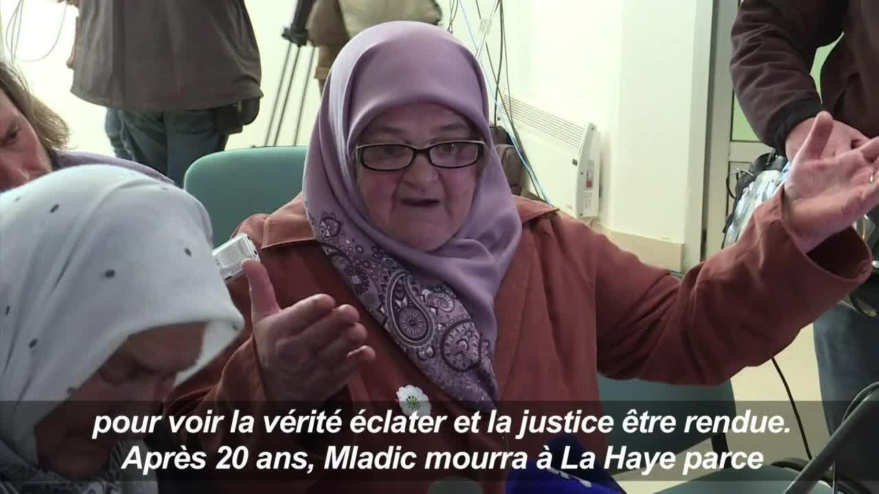 Les familles de Srebrenica satisfaites du verdict de Mladic