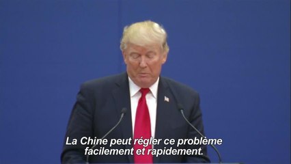 Trump appelle Xi Jinping à agir vite et fort face à Pyongyang