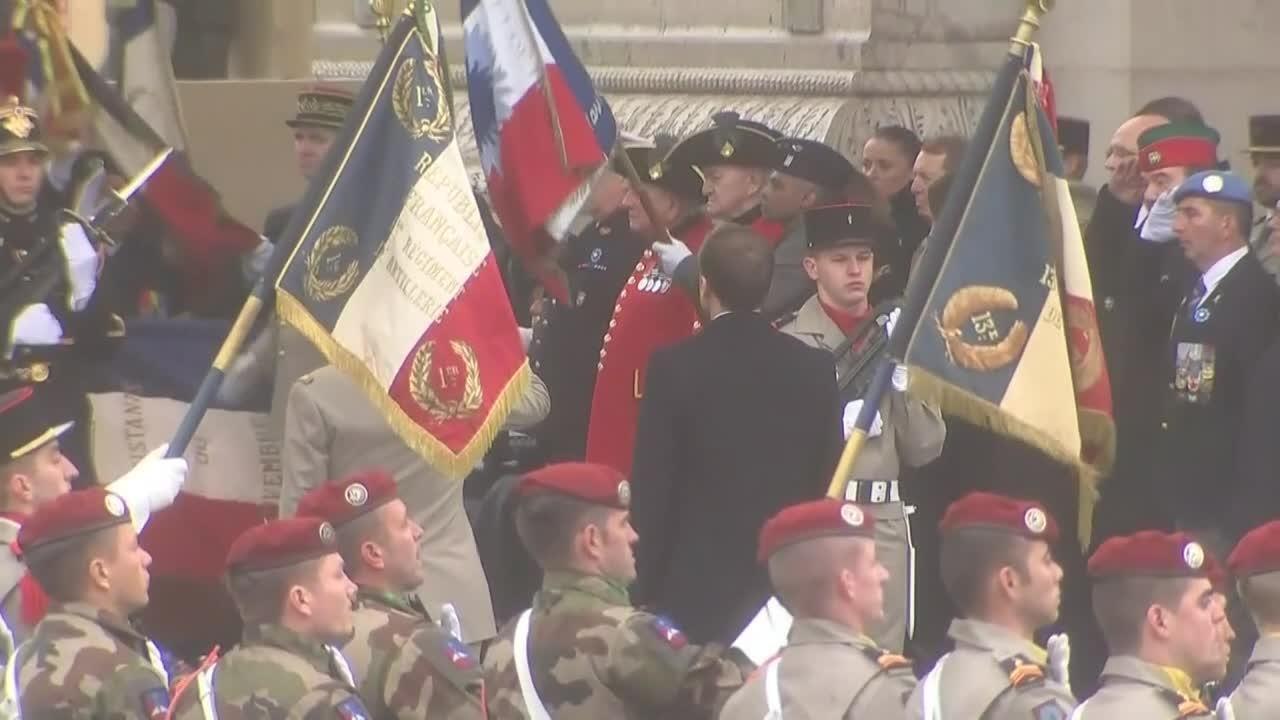 Premier 11 Novembre pour Emmanuel Macron
