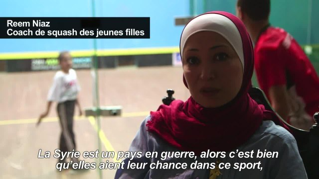 Des jeunes réfugiées syriennes se libèrent grâce au squash