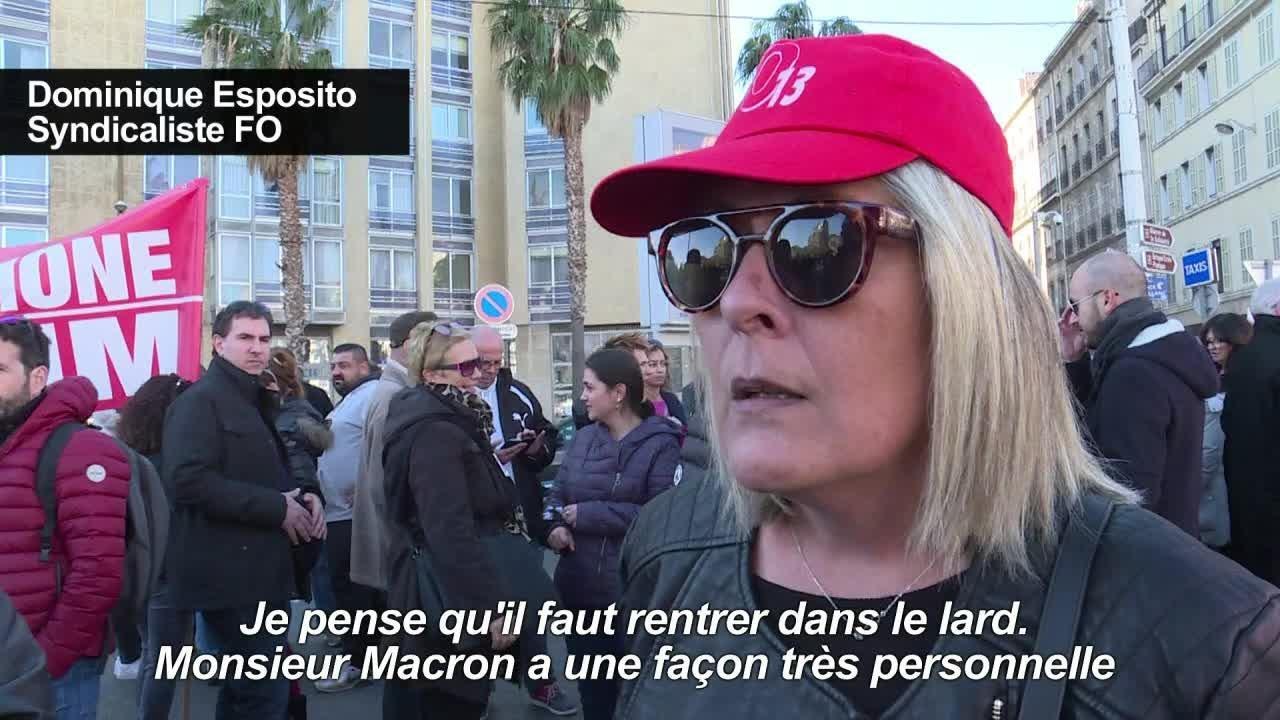 Réformes de E. Macron: de nouvelles manifestations à Marseille