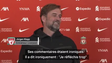 32e j. - Guardiola pense trop ? Pour Klopp, "ses commentaires étaient ironiques"