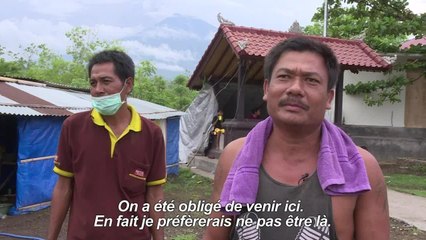Bali/volcan: les centres d'hébergement se remplissent