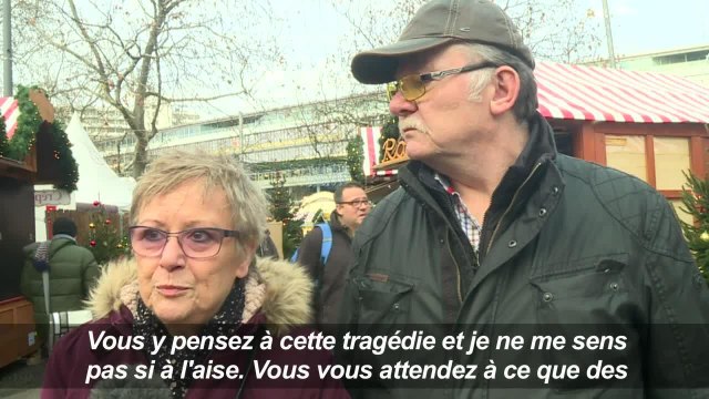 Berlin: haute sécurité au marché de Noël un an après l'attentat