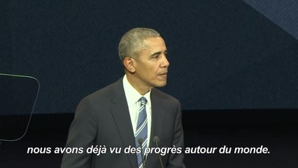 Climat: Obama regrette l'absence de "leadership" des Etats-Unis