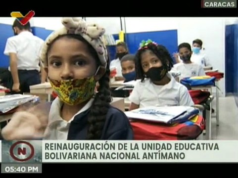 Alcaldía de Caracas recuperó al 100% la Unidad Educativa Bolivariana Nacional Antímano I