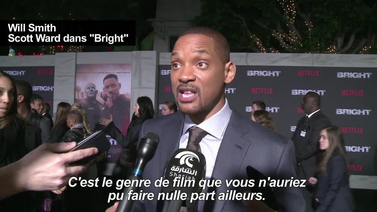Los Angeles: tapis rouge pour "Bright" de Netflix