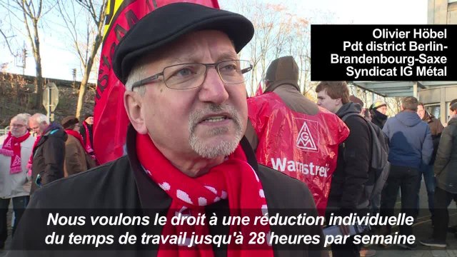 Allemagne: bras de fer social sur la semaine de 28 heures