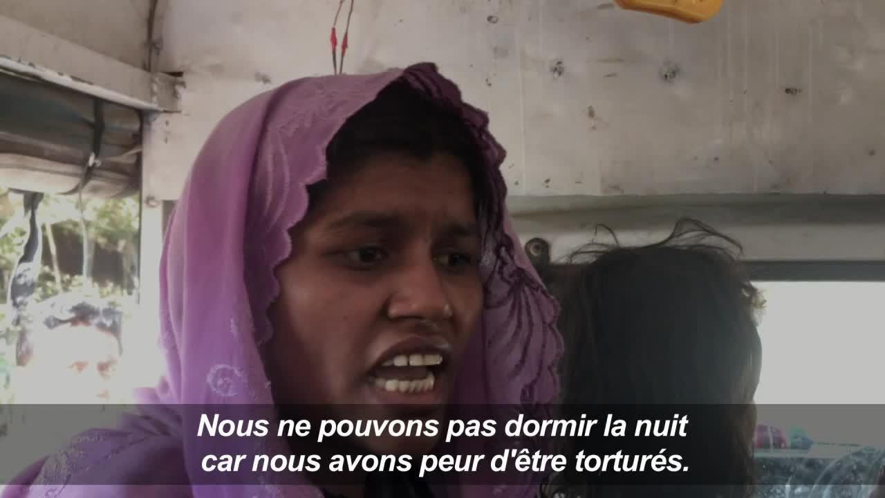 Nouvelles arrivées de réfugiés rohingyas au Bangladesh