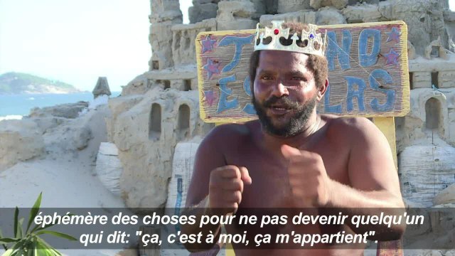 Brésil: la vie de château (de sable) à Rio