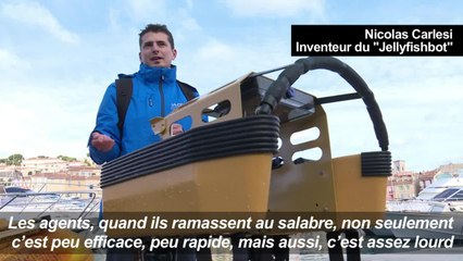 Le "robot méduse", un aspirateur à déchets flottant