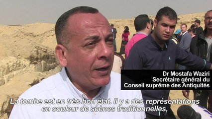 L'Egypte dévoile la tombe d'une prêtresse du temps des pharaons