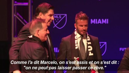 Foot: l'équipe de Beckham à Miami va intégrer la MLS