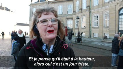 Copenhague: réactions après la mort du prince Henrik de Danemark