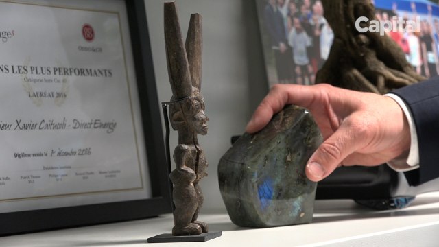 Découvrez le bureau du PDG de Direct Energie, Xavier Caïtucoli