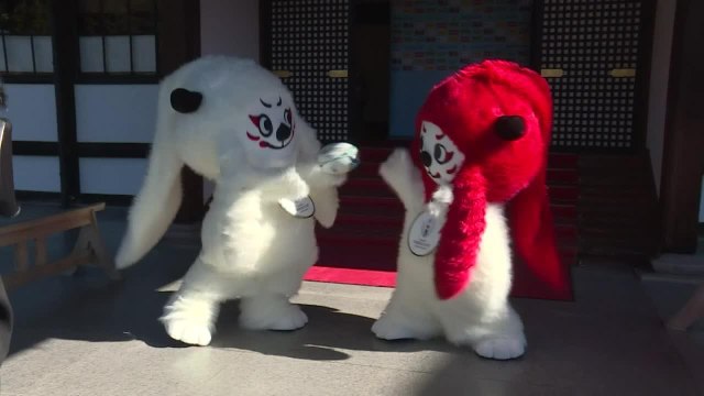 Rugby: le Japon dévoile les mascottes de la Coupe du monde 2019