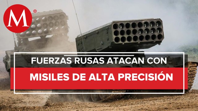 Rusia utiliza armas de alta presión para atacar instalaciones militares de Ucrania
