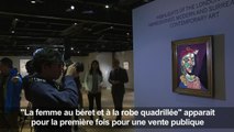 Enchères: un Picasso dévoilé à Hong Kong