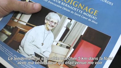 Guérison "miraculeuse": Soeur Bernadette face à la presse