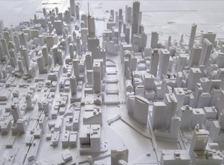 Ces maquettes géantes de New York et Chicago ont été réalisées grâce à une imprimante 3D