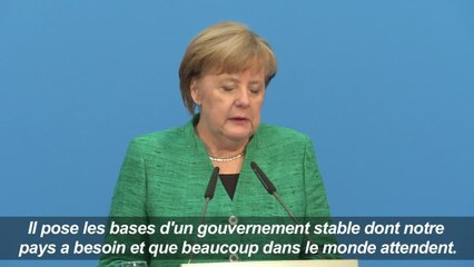 Allemagne : enfin une coalition après 4 mois d'impasse
